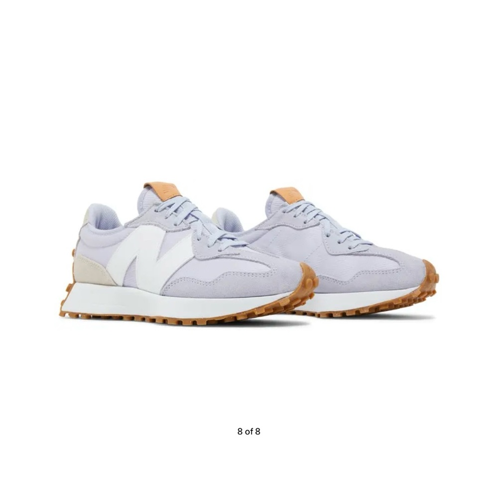 New Balance 327 Violet Haze Gum - Picture 2 of 9